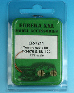 エウレカXXL ER-7211 1/72 牽引ケーブル T-34/76 戦車 & SU-85/100/122 派生車両用