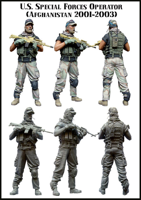 エボリューション  EM-35046 1/35  現用 アメリカ 特殊部隊兵士 アフガニスタン 2001-2003(1)(1体)
