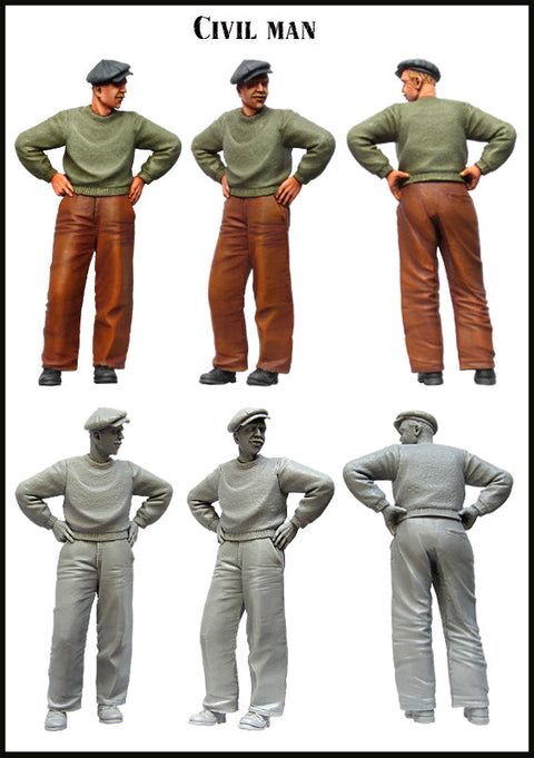 エボリューション  EM-35064 1/35  民間人(1体)