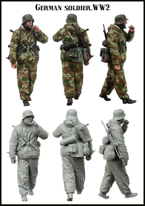 エボリューション  EM-35154 1/35  WWII ドイツ 歩兵 冬期装備(1体)