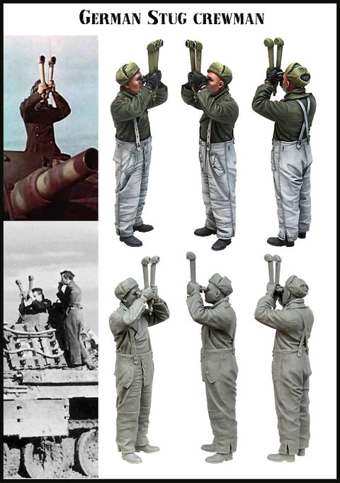 エボリューション  EM-35159 1/35  WWII ドイツ カニ眼鏡を覗く突撃砲兵(1体)