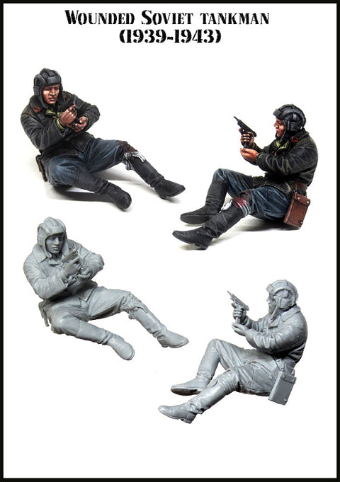 エボリューション  EM-35168 1/35  WWII ソビエト 負傷した戦車兵 1939-1943(1)(1体)
