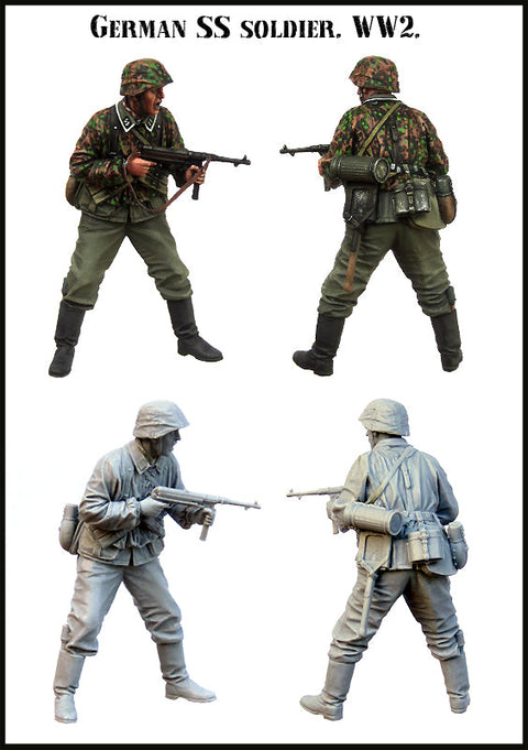 エボリューション  EM-35172 1/35  WWII ドイツ 武装親衛隊歩兵(1体)