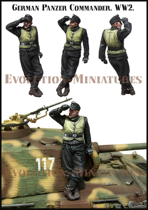 エボリューション  EM-35182 1/35  WWII ドイツ 上空警戒中の戦車兵(5)(1体)