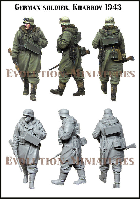 エボリューション  EM-35203 1/35  WWII ドイツ 機関銃弾薬手 ハリコフ戦 1943(2)(1体)