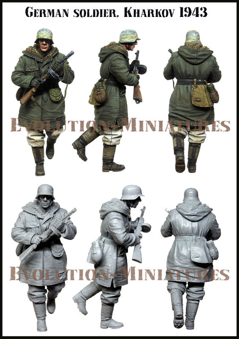 エボリューション  EM-35205 1/35  WWII ドイツ 歩兵 ハリコフ戦 1943(4)(1体)
