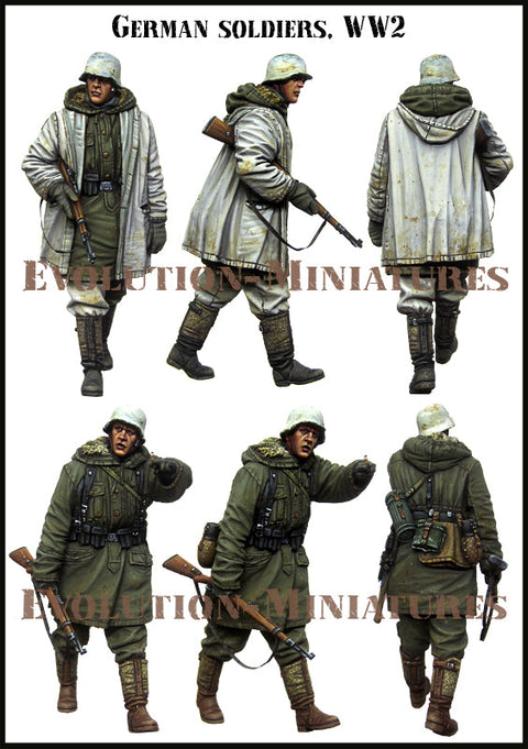 エボリューション  EM-35212 1/35  WWII ドイツ 歩兵 ハリコフ戦 1943(8)(2体)