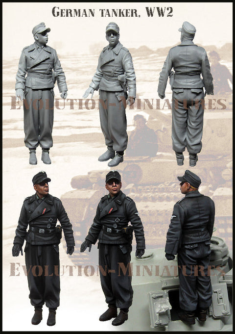 エボリューション  EM-35240 1/35  WWII ドイツ 戦車兵(2)(1体)