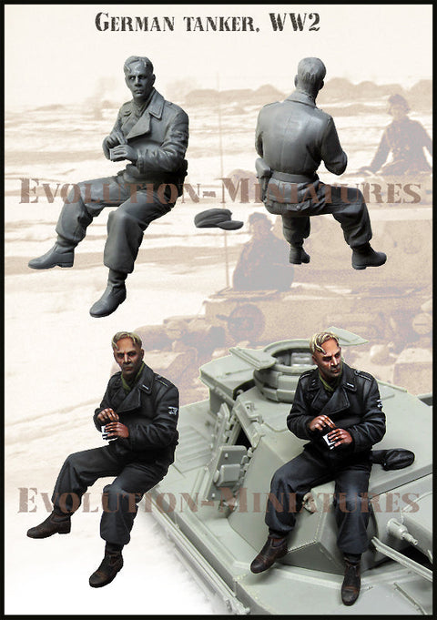 エボリューション  EM-35242 1/35  WWII ドイツ 戦車兵(4)(1体)
