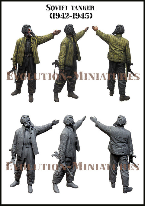 エボリューション  EM-35246 1/35  WWII ソビエト 戦車兵 (1942-1945)