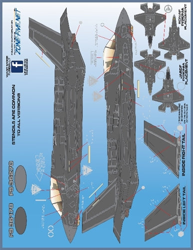 ファーボール 32-003 1/32 F-35A ライトニングII、F-35アンソロジー（イタレリ用）