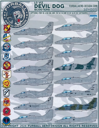 ファーボール 32-005 1/32 LO-Viz デビル ドッグ スクーター