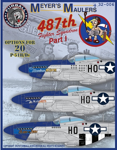 ファーボール 32-006 1/32 P-51 マイヤーズ・モーラーズ パート1
