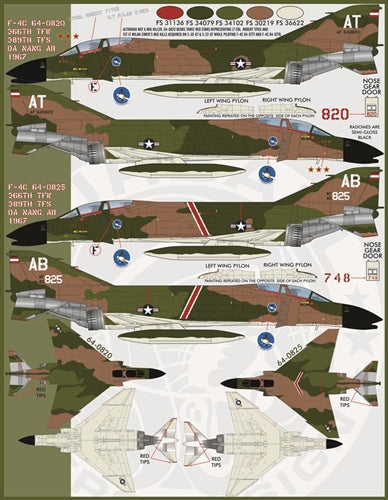 ファーボール 48-029 1/48 F-4C＆F-4DファントムIIガンファイターファントム、パート1