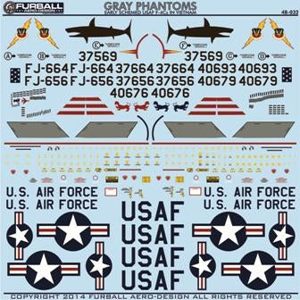 ファーボール 48-032 1/48 アメリカ空軍 F-4CファントムII ベトナム初期塗装