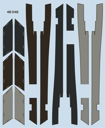 ファーボール 48-046 1/48 アメリカ海軍  F-4ファントムII用ウォークウェイデカール（アカデミー用）