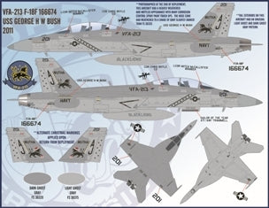 ファーボール 48-049 1/48 アメリカ海軍 エアウィングオールスターズ、 F / A-18E / Fスーパーホーネット、パート3