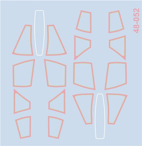 ファーボール 48-052 1/48 ロシア空軍、MiG-31フォックスハウンド用 キャノピーフレーム（AMK用）