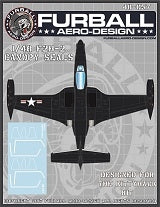 ファーボール 48-057 1/48  F2H-2バンシー用キャノピーフレーム（キティホーク用）