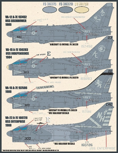 ファーボール 48-068 1/48 アメリカ海軍 A-7EコルセアII　ショートリトルアグリーファッカーズ、ロービジ