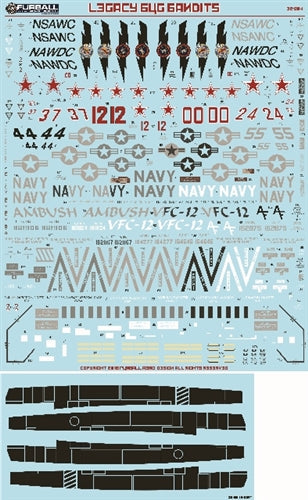 ファーボール 48-070 1/48 アメリカ海軍 F/A-18A/A+/B/C ホーネット、レガシー・バグ・バンディッツ