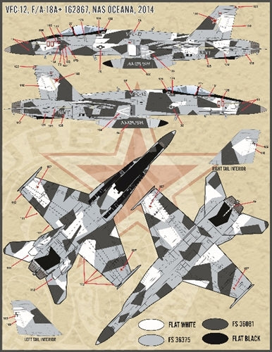 ファーボール 48-070 1/48 アメリカ海軍 F/A-18A/A+/B/C ホーネット、レガシー・バグ・バンディッツ