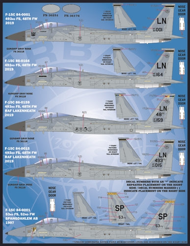 ファーボール 48-072 1/48  F-15A/C/D 在欧アメリカ空軍 新鋭イーグルス