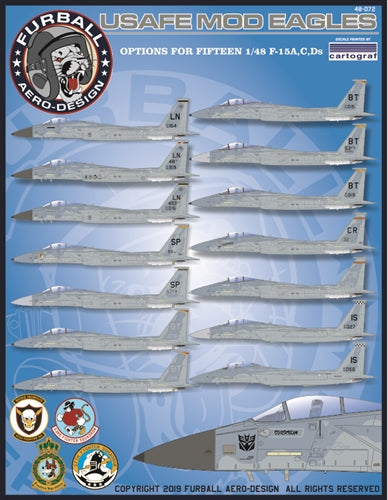 ファーボール 48-072 1/48  F-15A/C/D 在欧アメリカ空軍 新鋭イーグルス