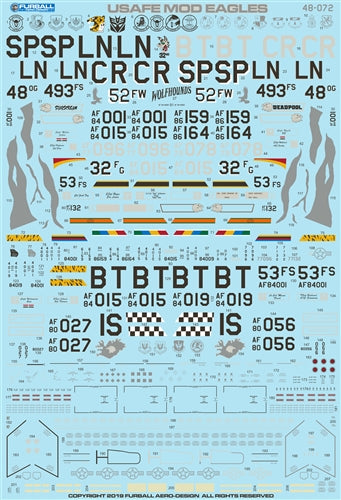 ファーボール 48-072 1/48  F-15A/C/D 在欧アメリカ空軍 新鋭イーグルス
