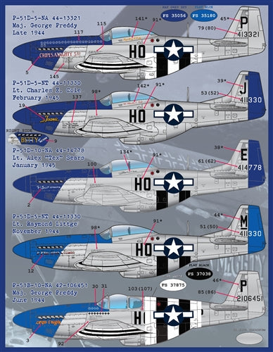 ファーボール 48-094 1/48 P-51 マイヤーズ・モーラーズ パート1
