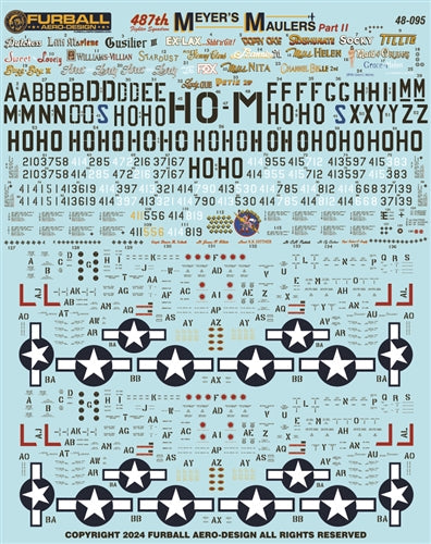 ファーボール 48-095 1/48 P-51 マイヤーズ・モーラーズ パート2