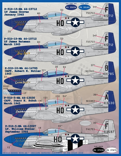 ファーボール 48-095 1/48 P-51 マイヤーズ・モーラーズ パート2