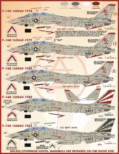 ファーボール 72-009 1/72 アメリカ海軍 F-14Aトムキャット VF-111サンダウナーズのアンソロジー
