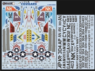 ファーボール FDS-4804 1/48 アメリカ海軍 カラフルグレー＆ホワイト クーガー、パート1