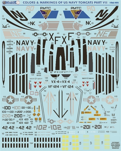 ファーボール FDS-4815 1/48 アメリカ海軍 F-14 トムキャット カラー＆マーキング、パート7