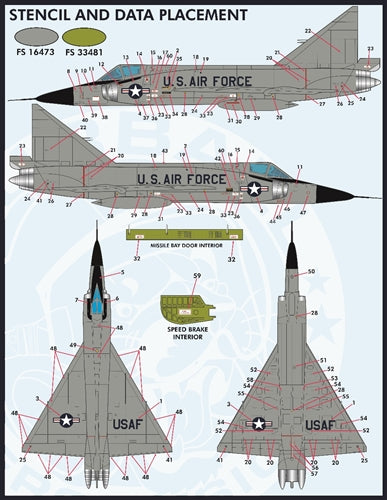 ファーボール FDS-4817 1/48 アメリカ空軍 F-102A デルタダガー　カラー＆マーキング