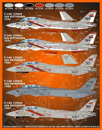 ファーボール F/D&S-4820 1/48 トムキャット カラー＆マーキング パート XI