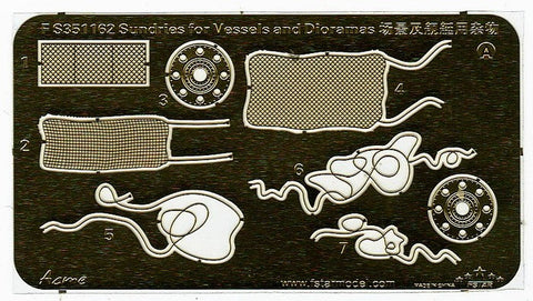 ファイブスターモデル FS351162 1/350 艦船ジオラマ用小物セット