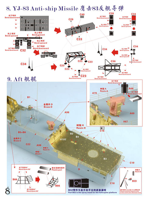 ファイブスターモデル FS352001 1/350 中国海軍 056型コルベット用 スーパーアップグレードセット