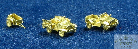 ファイブスターモデル FS700002 1/700 アメリカ軍用車輌 トラック&ジープセット