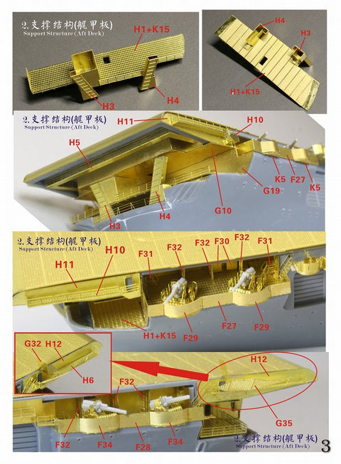 ファイブスターモデル FS700117 1/700 アメリカ海軍 航空母艦 CV-7 ワスプ 1942 アップグレードセット(アオシマ用)