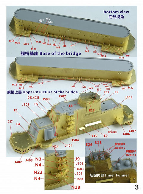 ファイブスターモデル FS700152 1/700 中国人民解放軍海軍 航空母艦 遼寧 2019 スーパーアップグレードセット(トランぺッター06703用)