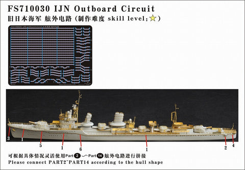 ファイブスターモデル FS710030 1/700 日本海軍 艦艇用 舷外電路