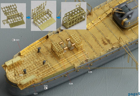 ファイブスターモデル FS710123 1/700 日本海軍 駆逐艦 涼月 スーパーアップグレードセット(アオシマ 02464用)