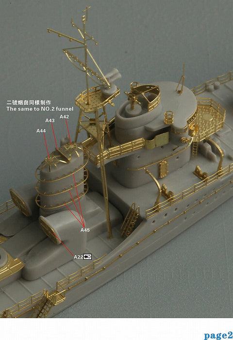 ファイブスターモデル FS710161 1/700 日本海軍 特I型駆逐艦後期用 アップグレードセット(ピットロード用)