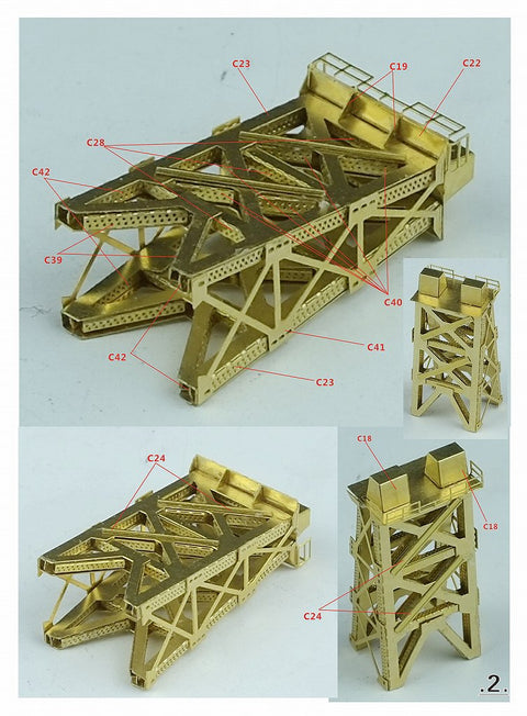 ファイブスターモデル FS720050 1/700 WWII アメリカ海軍 AB-1 起重機船1号 レジンキット
