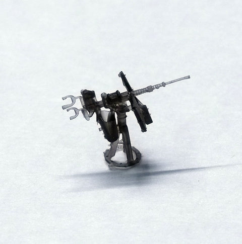 シードホビー SH350013 1/350 WWII アメリカ海軍 20mmエリコン単装機関砲 中/後期型 タイプB (16個入) 3D プリント