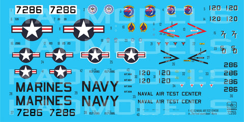 HADモデル 72255 1/72 F-4J アメリカ海軍航空試験センター「ファイナル・カウントダウン」デカール