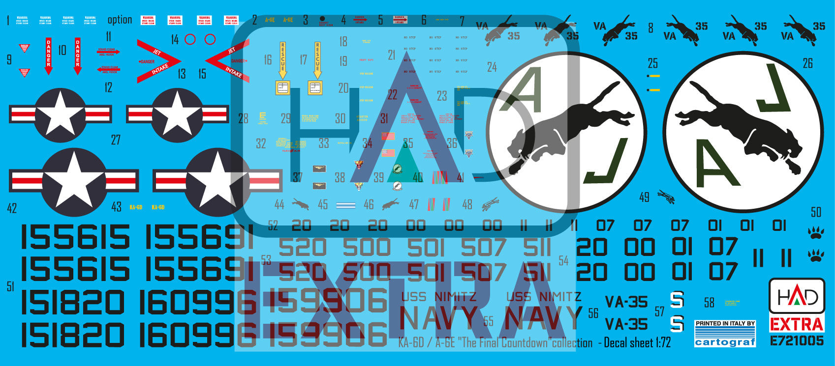 HADモデル E721005 1/72 A-6E イントルーダー「ファイナル