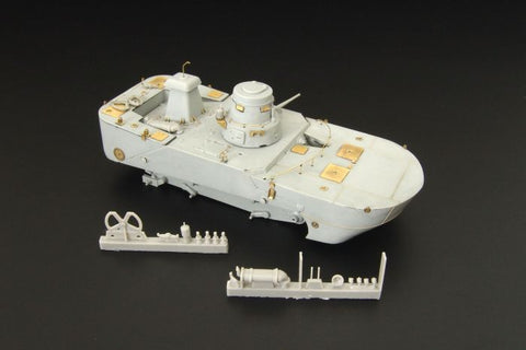 ハウラー HLH72019 1/72 WWII 日本 特二式内火艇 カミ車 フロート付き アップデートセット(ドラゴン用)